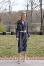 Load image into Gallery viewer, Everyday Dress in Georgette Stripe