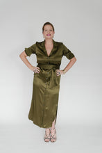Load image into Gallery viewer, Serena Dress in Olive - CCH Collection