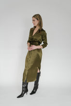 Load image into Gallery viewer, Serena Dress in Olive - CCH Collection