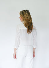 Load image into Gallery viewer, Serena Shirt with Pockets in Essential White - CCH Collection