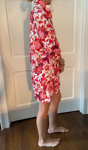 Vita Shirtdress in Floral Red - CCH Collection