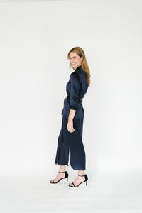 Serena Dress in Polished Navy - CCH Collection