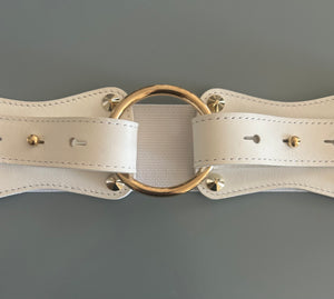 Claiborne Belt in White - CCH Collection