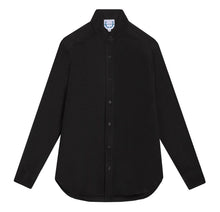 Load image into Gallery viewer, Riding Shirt in Black Silk Crêpe de Chine - CCH Collection
