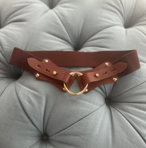 Claiborne Belt in Cognac