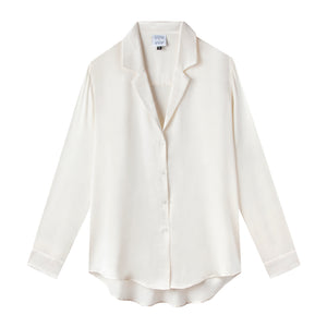 Serena Shirt in Polished Ivory - CCH Collection