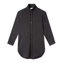 Load image into Gallery viewer, Preppy Shirt in Preppy Stripe Black/Black - CCH Collection
