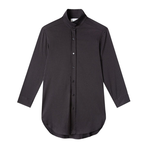 Preppy Shirt in Preppy Stripe Black/Black - CCH Collection