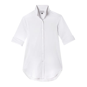 Preppy Shirt in Preppy Stripe White/White - CCH Collection