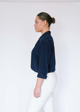 Load image into Gallery viewer, Serena Shirt in Classic Navy - CCH Collection
