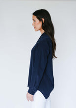 Load image into Gallery viewer, Serena Shirt in Classic Navy - CCH Collection
