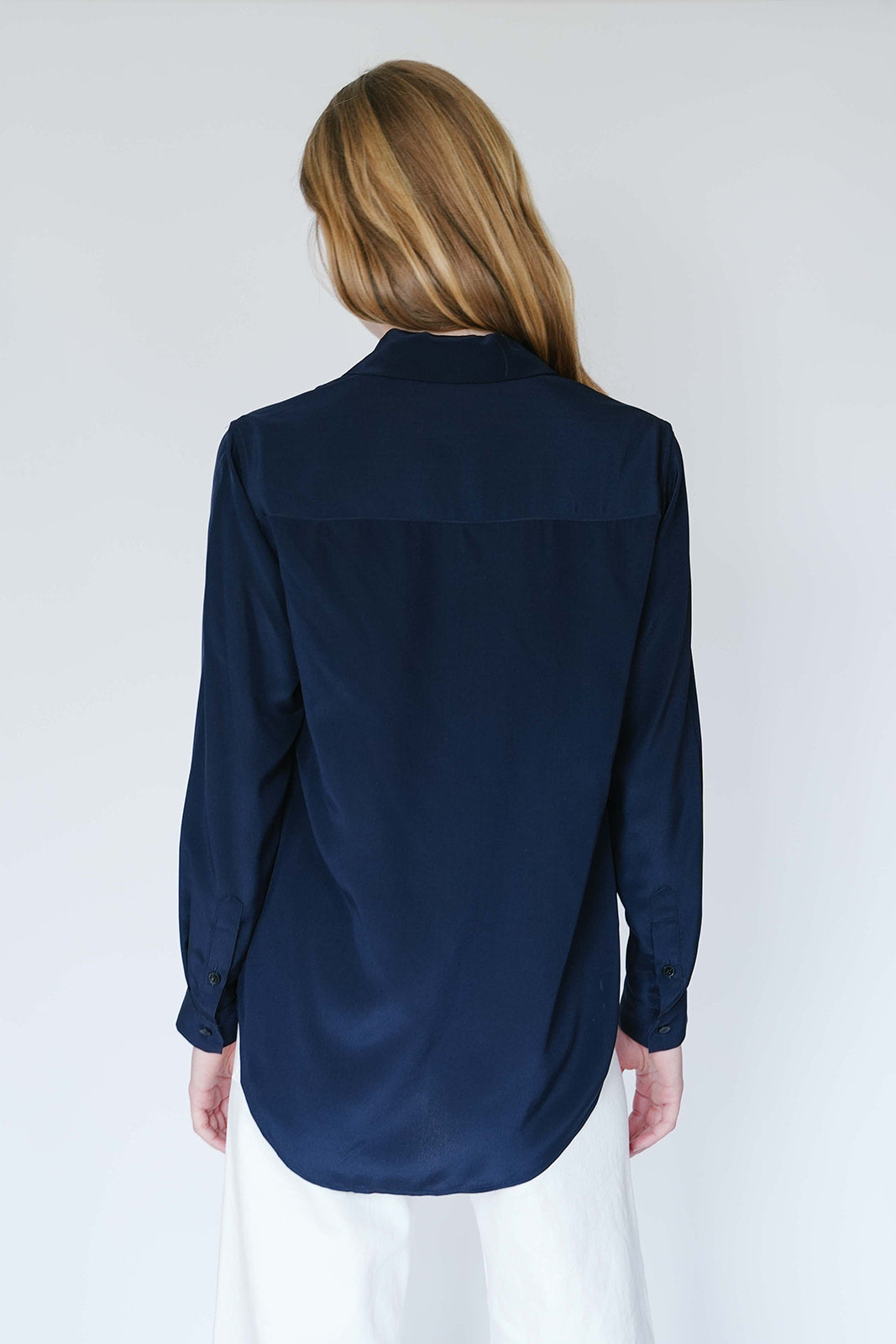 Serena Shirt in Classic Navy – CCH Collection