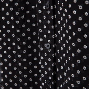 Everyday Dress in Swiss Dot Black - CCH Collection