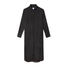Load image into Gallery viewer, Everyday Dress in Swiss Dot Black - CCH Collection
