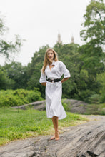 Load image into Gallery viewer, Everyday Dress in Preppy Stripe White/White - CCH Collection
